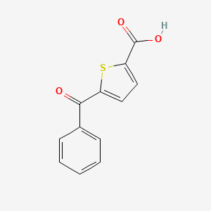 molecular formula C12H8O3S B8492762 5-benzoylthiophene-2-carboxylic Acid 