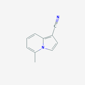 molecular formula C10H8N2 B8492823 5-Methylindolizine-1-carbonitrile 