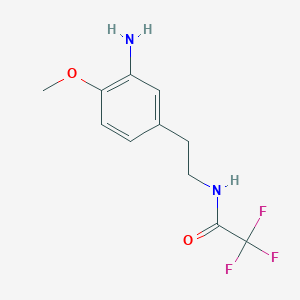 N-[2-(3-Amino-4-methoxyphenyl)ethyl]-2,2,2-trifluoroacetamide
