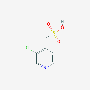 molecular formula C6H6ClNO3S B8493008 3-Chloro-4-sulfomethylpyridine CAS No. 132685-20-2