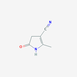 2-Methyl-5-oxo-4,5-dihydro-1H-pyrrole-3-carbonitrile