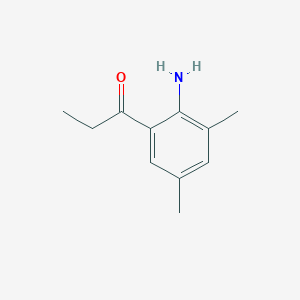 molecular formula C11H15NO B8493050 2'-Amino-3',5'-dimethylpropiophenone 