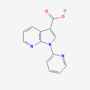 1-(pyridin-2-yl)-1H-pyrrolo[2,3-b]pyridine-3-carboxylic acid