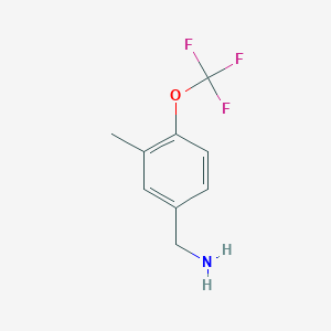 (3-Methyl-4-(trifluoromethoxy)phenyl)methanamine