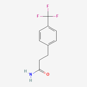 Benzenepropanamide, 4-(trifluoromethyl)-