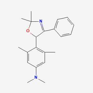 3-Oxazoline, 2,2-dimethyl-5-(4-(dimethylamino)-3,5-dimethylphenyl)-4-phenyl-