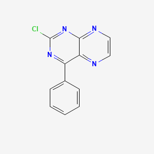 molecular formula C12H7ClN4 B8493248 2-Chloro-4-phenylpteridine 