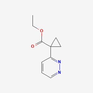 Ethyl 1-(pyridazin-3-yl)cyclopropanecarboxylate