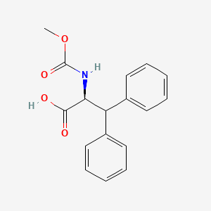 (S)-2-methoxycarbonylamino-3,3-diphenyl-propionic acid