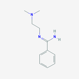 molecular formula C11H17N3 B8493383 N1-(2-(dimethylamino)ethyl)benzamidine 