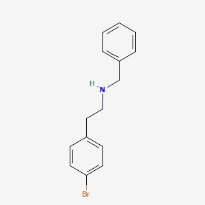 molecular formula C15H16BrN B8493410 N-benzyl-2-(4-bromophenyl)ethanamine 