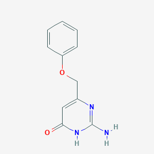 2-Amino-4-hydroxy-6-phenoxymethylpyrimidine