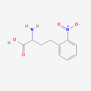 molecular formula C10H12N2O4 B8493433 2-Amino-4-(2-nitrophenyl)butyric acid CAS No. 105260-07-9