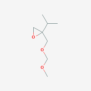 molecular formula C8H16O3 B8493458 2-Isopropyl-2-methoxymethoxymethyloxirane 