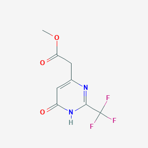 Methyl 2-[6-hydroxy-2-(trifluoromethyl)pyrimidin-4-yl]acetate