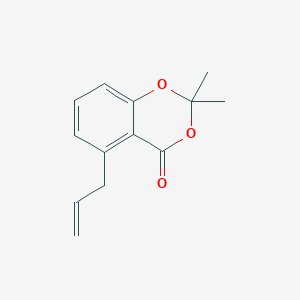 molecular formula C13H14O3 B8493544 5-Allyl-2,2-dimethyl-benzo[1,3]dioxin-4-one CAS No. 204846-40-2