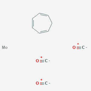 molecular formula C10H8MoO3 B084936 Cycloheptatriene molybdenum tricarbonyl CAS No. 12125-77-8
