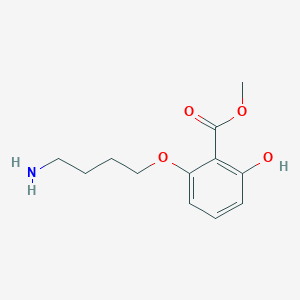 Methyl 2-(4-aminobutoxy)-6-hydroxybenzoate