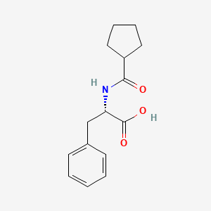 molecular formula C15H19NO3 B8493616 Nalpha-cyclopentanecarbonylphenylalanine 