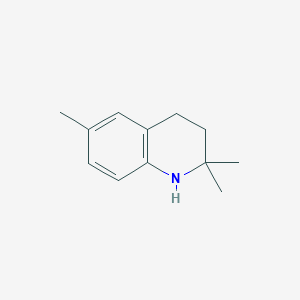 molecular formula C12H17N B8493667 2,2,6-Trimethyl-1,2,3,4-tetrahydroquinoline 