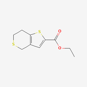 6,7-Dihydro-4H-thieno[3,2-c]thiopyran-2-carboxylic acid ethyl ester