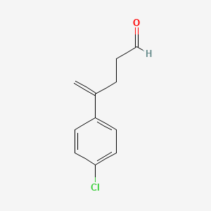 4-(4-Chlorophenyl)pent-4-enal