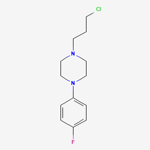 molecular formula C13H18ClFN2 B8493767 1-(3-Chloropropyl)-4-(4-fluorophenyl)piperazine 