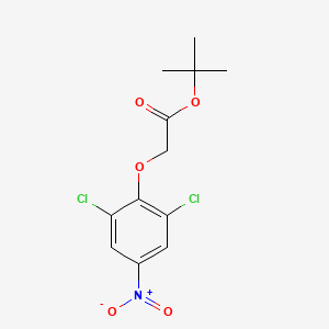 molecular formula C12H13Cl2NO5 B8493769 (2,6-Dichloro-4-nitro-phenoxy)-acetic acid tert-butyl ester 