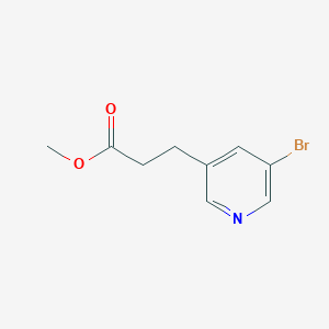 molecular formula C9H10BrNO2 B8493797 3-(5-Bromo-pyridin-3-yl)-propionic acid methyl ester 