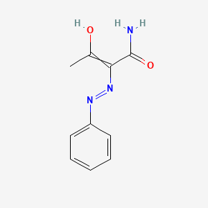 Butanamide, 3-oxo-2-(phenylhydrazono)-