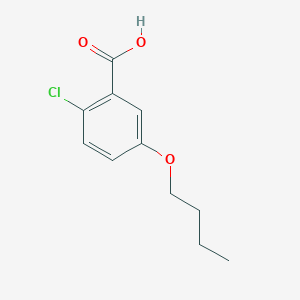 molecular formula C11H13ClO3 B8494018 5-Butoxy-2-chlorobenzoic acid 