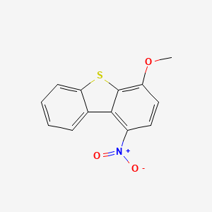 molecular formula C13H9NO3S B8494068 4-Methoxy-1-nitrodibenzo[b,d]thiophene 