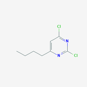 molecular formula C8H10Cl2N2 B8494075 4-Butyl-2,6-dichloropyrimidine 
