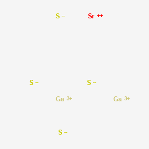 molecular formula Ga2S4Sr B084941 Digallium strontium tetrasulphide CAS No. 12592-70-0