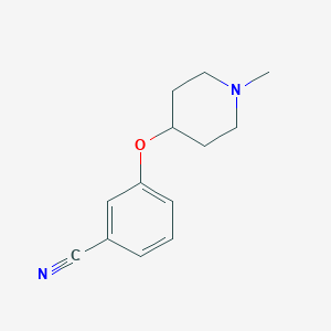 3-(1-Methyl-piperidin-4-yloxy)-benzonitrile
