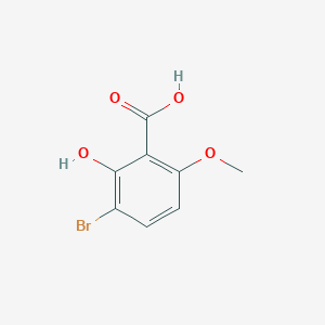 3-Bromo-2-hydroxy-6-methoxybenzoic acid