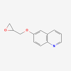 molecular formula C12H11NO2 B8494128 6-(Oxiran-2-ylmethoxy)quinoline 