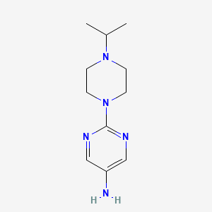 molecular formula C11H19N5 B8494151 2-(4-Isopropyl-piperazin-1-yl)-pyrimidin-5-ylamine 