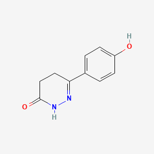 molecular formula C10H10N2O2 B8494191 6-(4-hydroxyphenyl)-4,5-dihydro-3(2H)-pyridazinone 