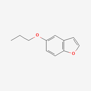 molecular formula C11H12O2 B8494238 5-Propoxybenzofuran 