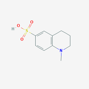 molecular formula C10H13NO3S B8494250 1-Methyl-1,2,3,4-tetrahydroquinoline-6-sulfonic acid CAS No. 947499-00-5
