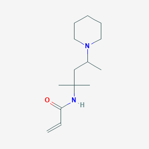 N-[2-Methyl-4-(piperidin-1-yl)pentan-2-yl]prop-2-enamide