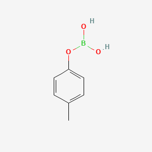 molecular formula C7H9BO3 B8494305 4-Methylphenyl dihydrogen borate CAS No. 274251-50-2