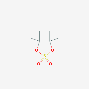 molecular formula C6H12O4S B8494369 4,4,5,5-Tetramethyl-1,3,2-dioxathiolane 2,2-dioxide CAS No. 52393-63-2
