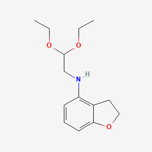 N-(2,2-diethoxyethyl)-2,3-dihydrobenzo[b]furan-4-amine