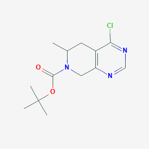 Tert-butyl 4-chloro-6-methyl-5,8-dihydropyrido[3,4-D]pyrimidine-7(6H)-carboxylate