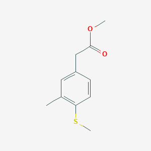 (3-Methyl-4-methylsulfanyl-phenyl)-acetic acid methyl ester