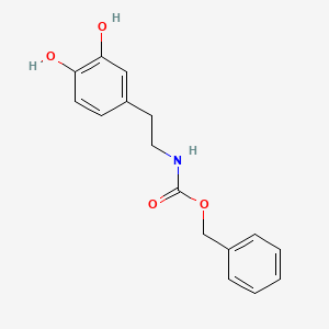 molecular formula C16H17NO4 B8494619 Benzyl N-[2-(3,4-dihydroxyphenyl)ethyl]carbamate 