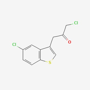 1-Chloro-3-(5-chlorobenzo[b]thiophen-3-yl)-propan-2-one