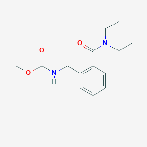 Methyl 5-tert-Butyl-2-(diethylcarbamoyl)benzylcarbamate